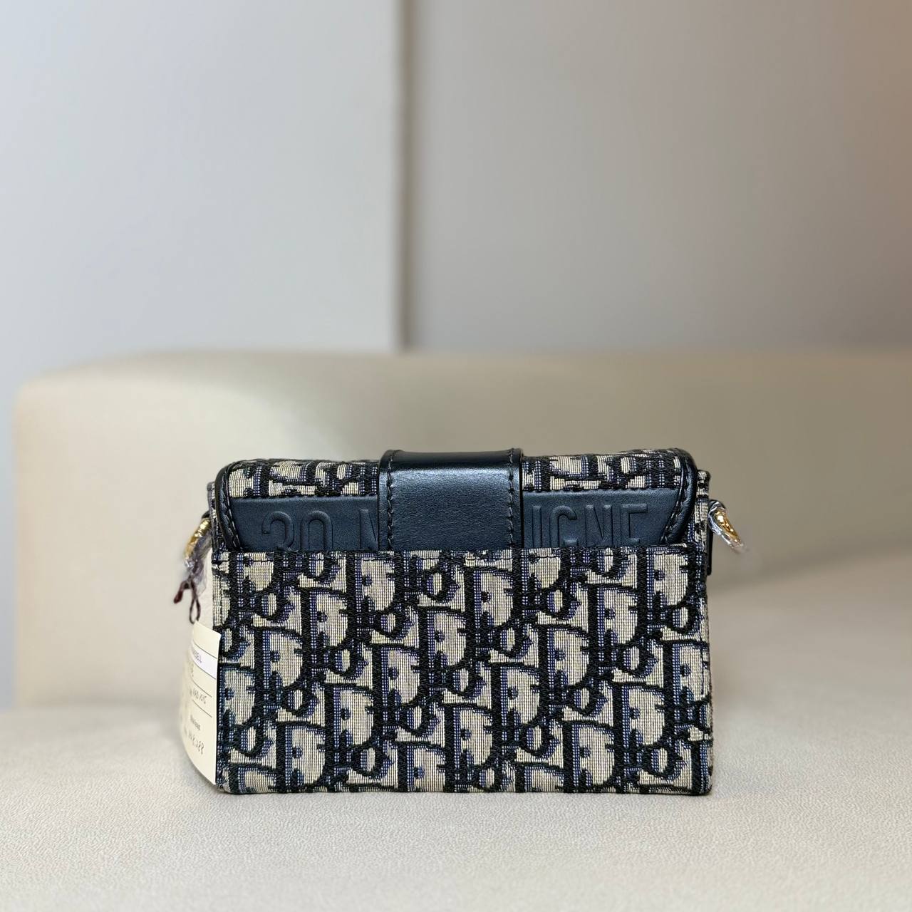 Dior Navy Oblique 30 Montaigne Box