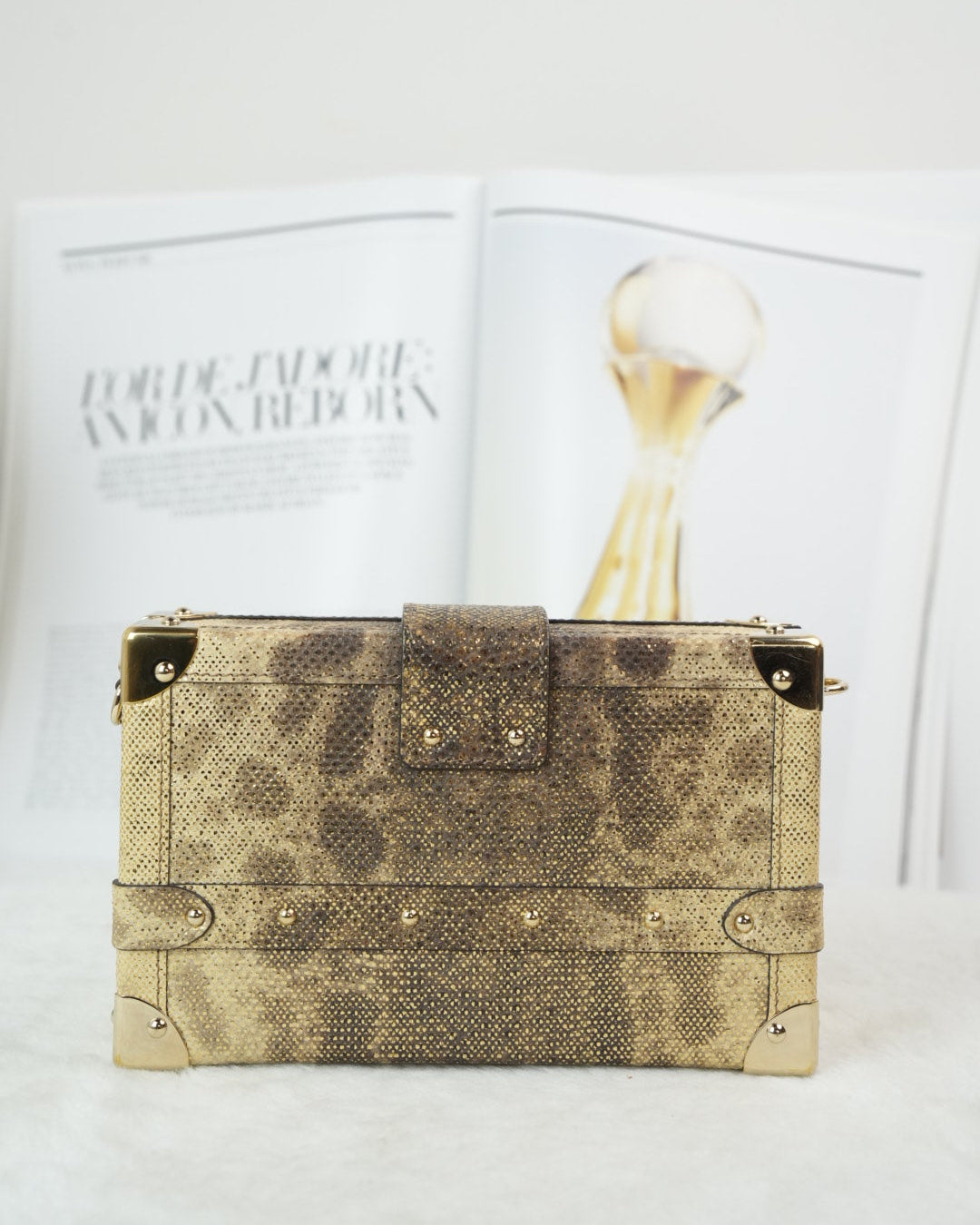 LV Petite Malle Lizard Skin
