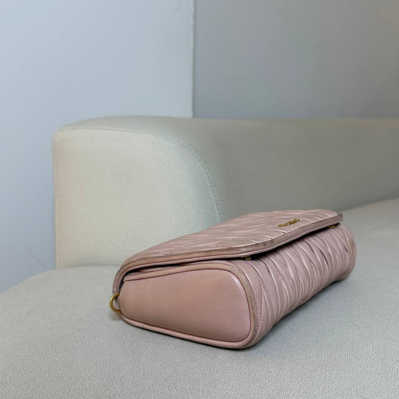 Miu Miu Matelassé Leather Crossbody