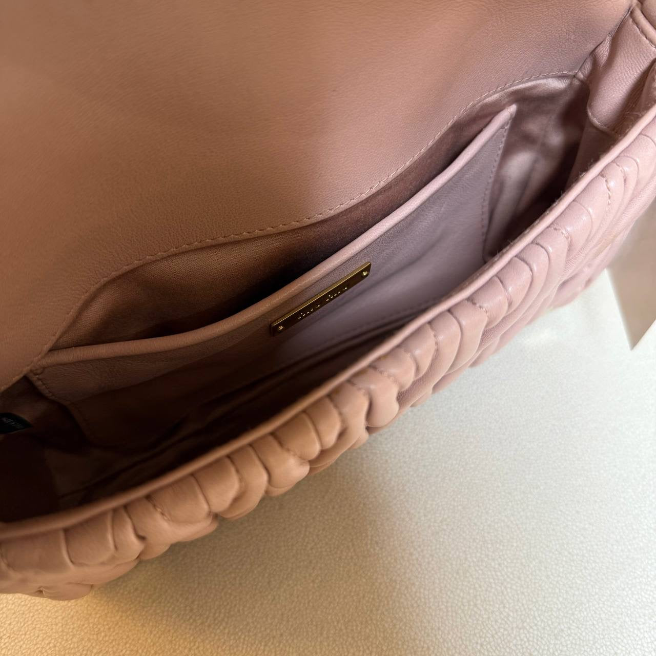 Miu Miu Matelassé Leather Crossbody