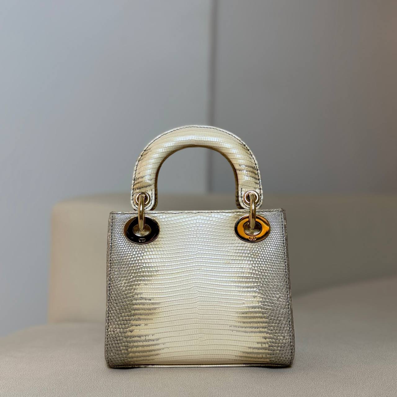 Mini Lady Dior in Lizard