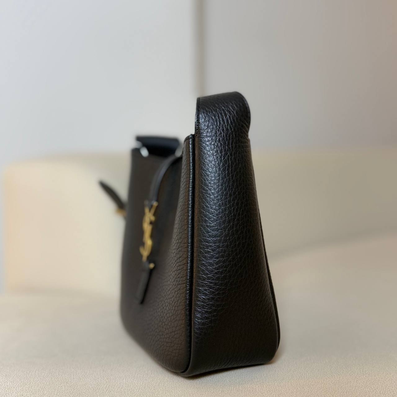 Saint Laurent Le 5 à 7 Supple Baby in Grained Leather