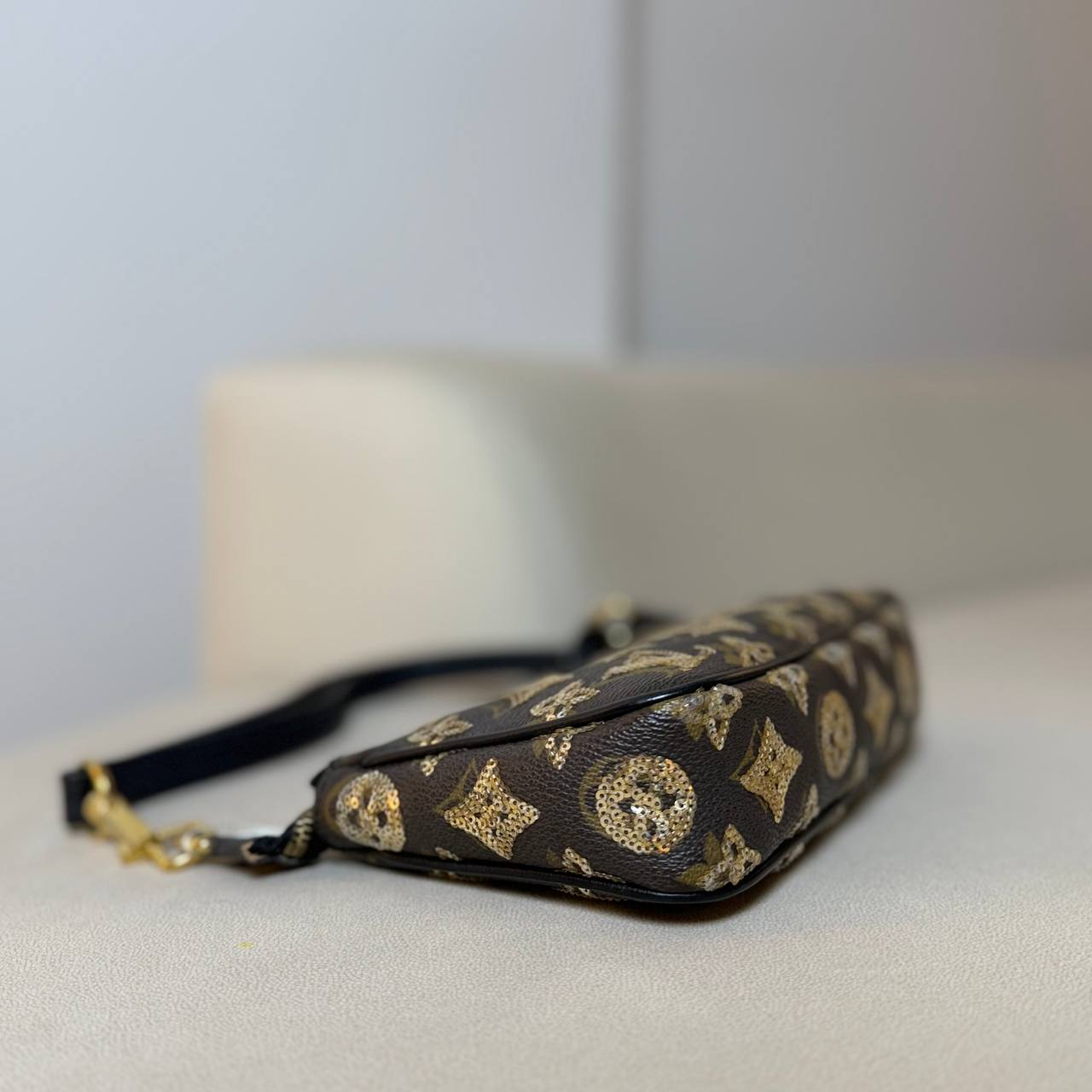 LV Monogram Eclipse Sequins Pochette