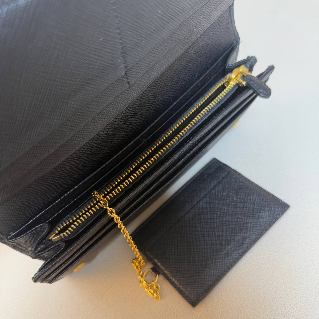 Prada Saffiano Long Wallet