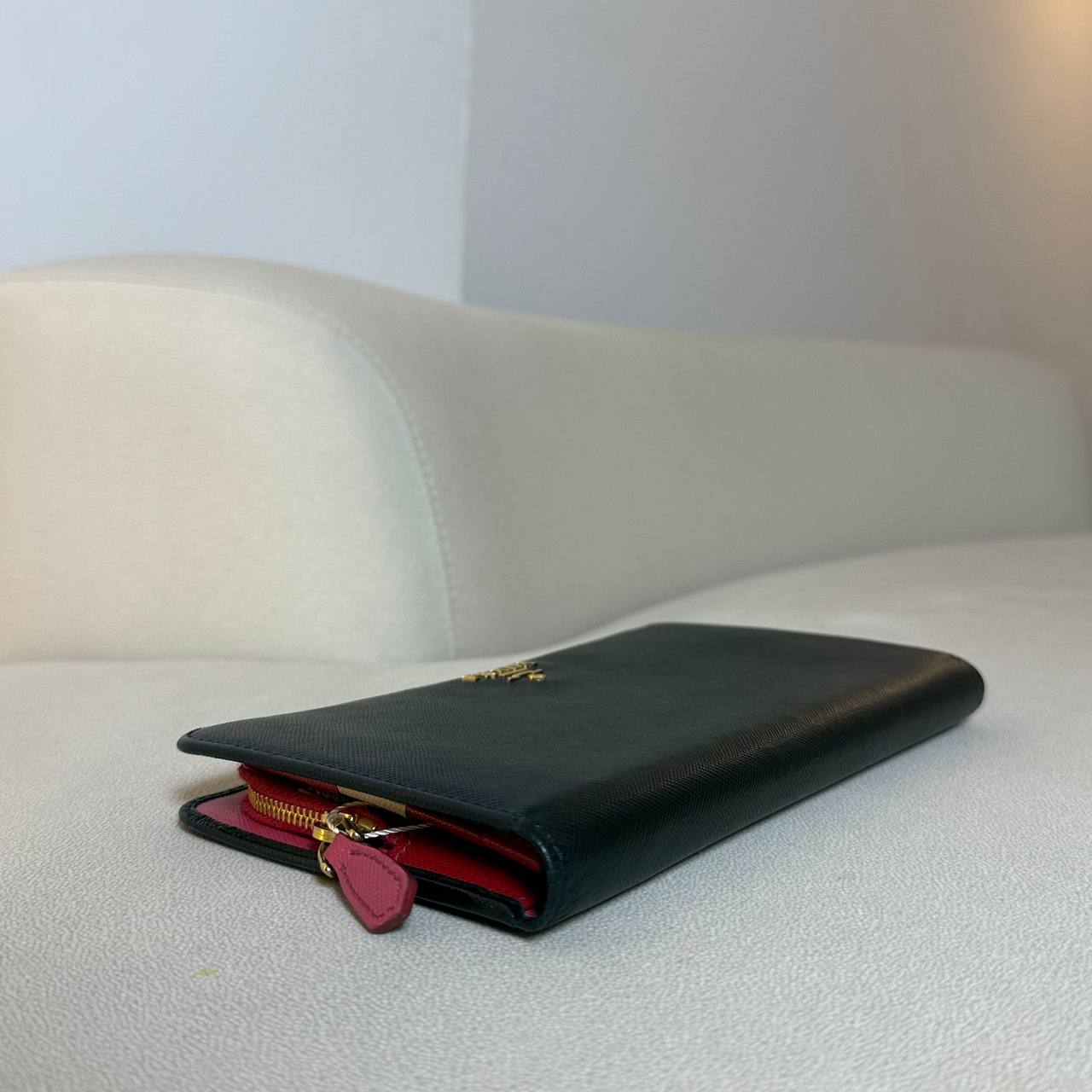 Prada Saffiano Long Wallet