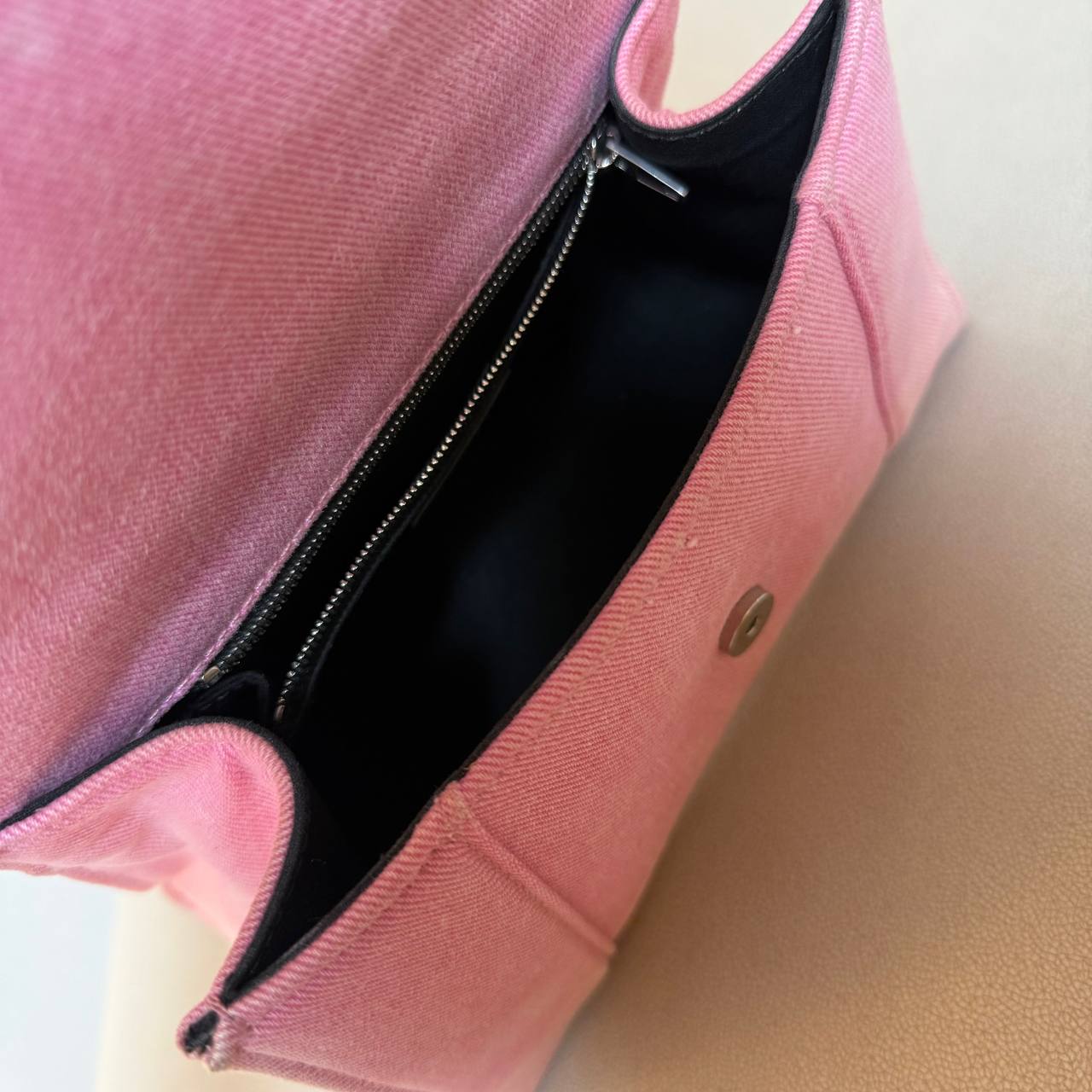 Balenciaga Hourglass Pink Denim