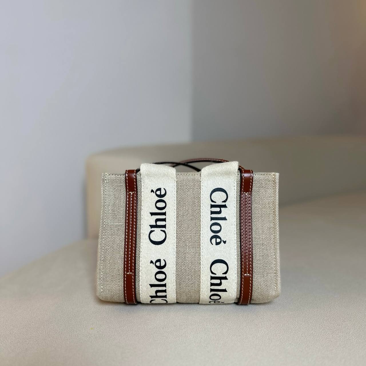 Chloe Mini Woody Tote Bag