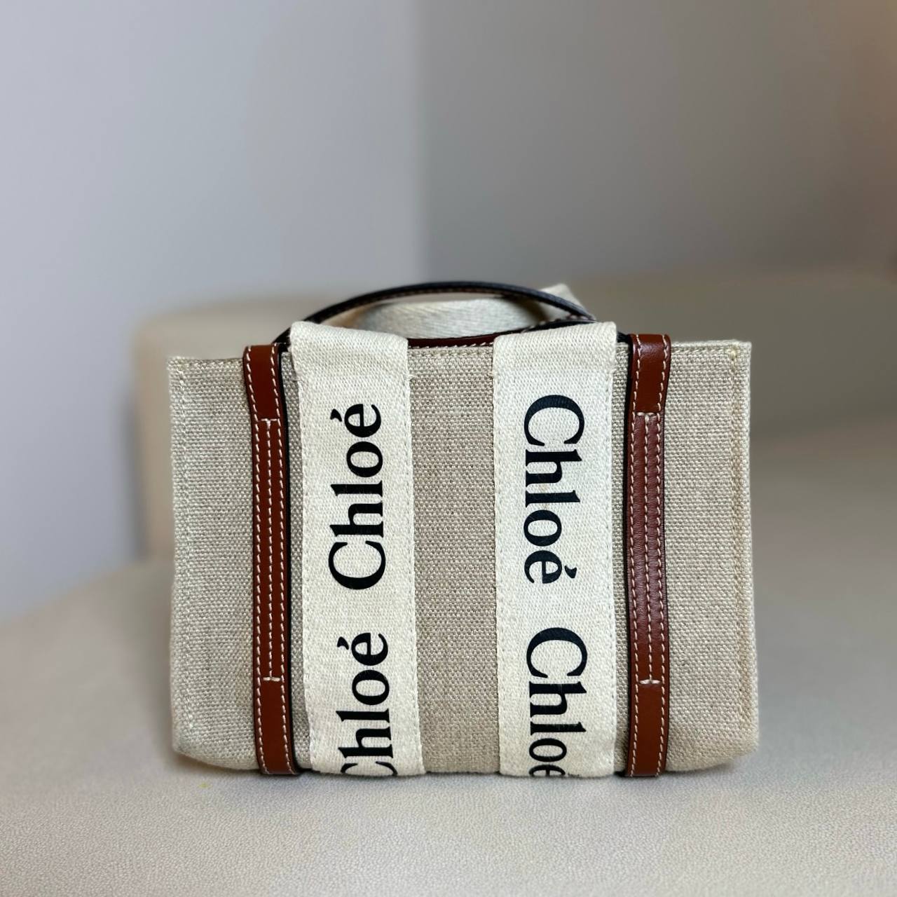 Chloe Mini Woody Tote Bag