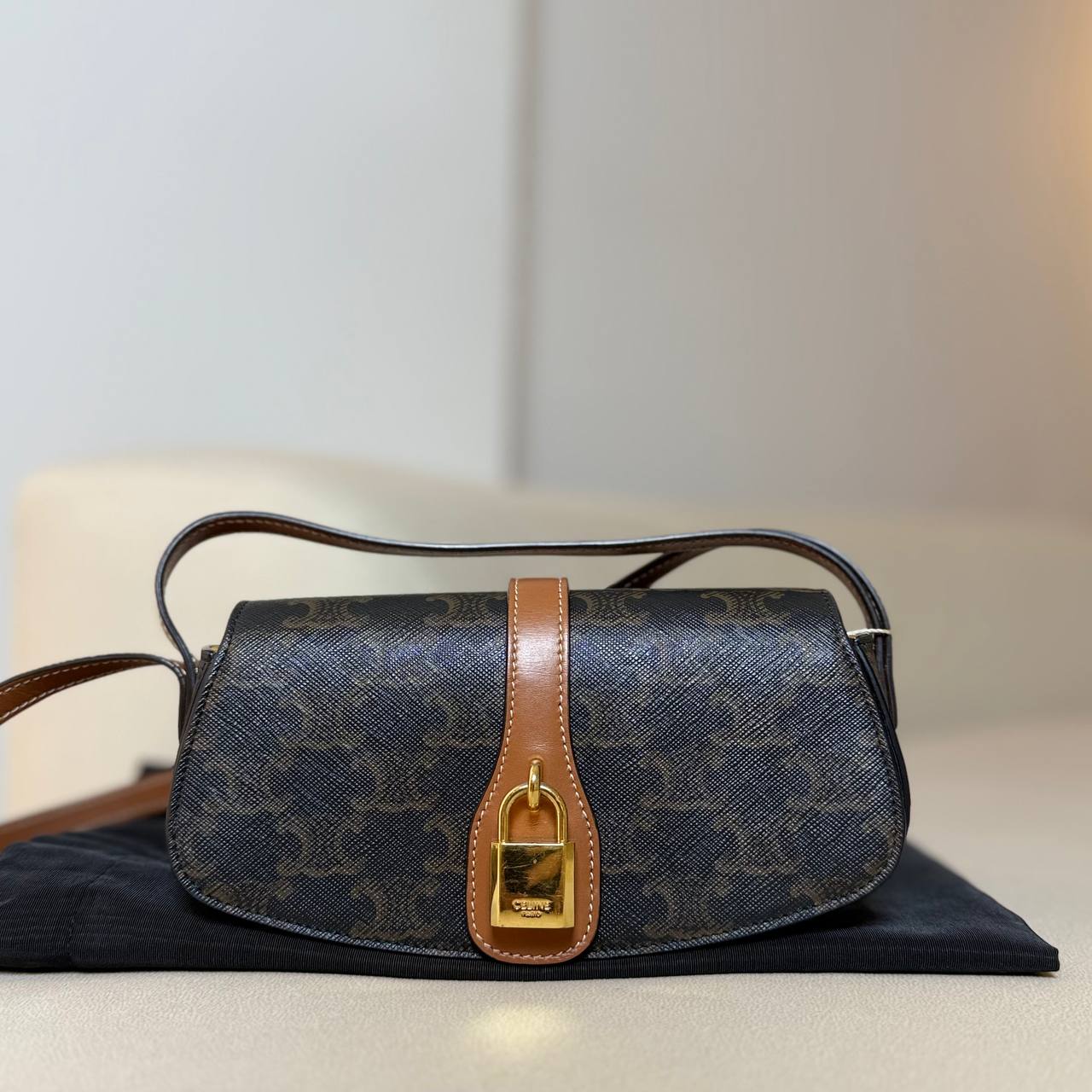 Celine Clutch On Strap Tabou