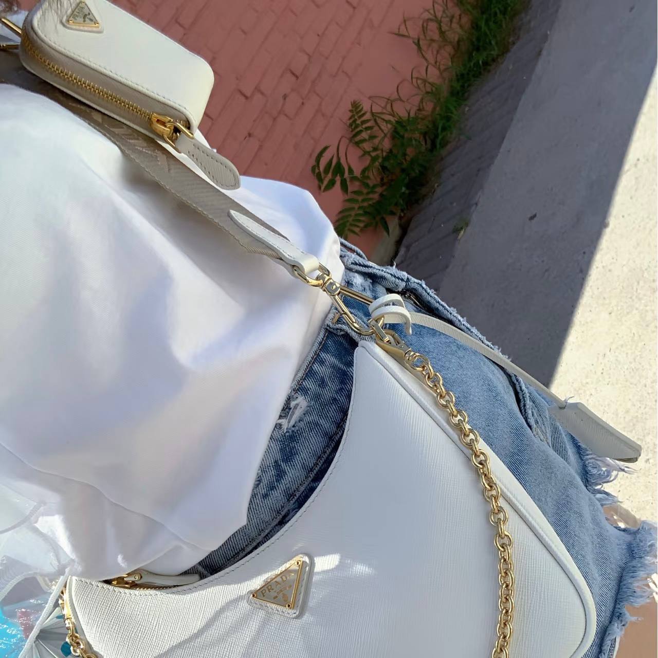 Prada Re-Edition 2005 Saffiano Leather Bag