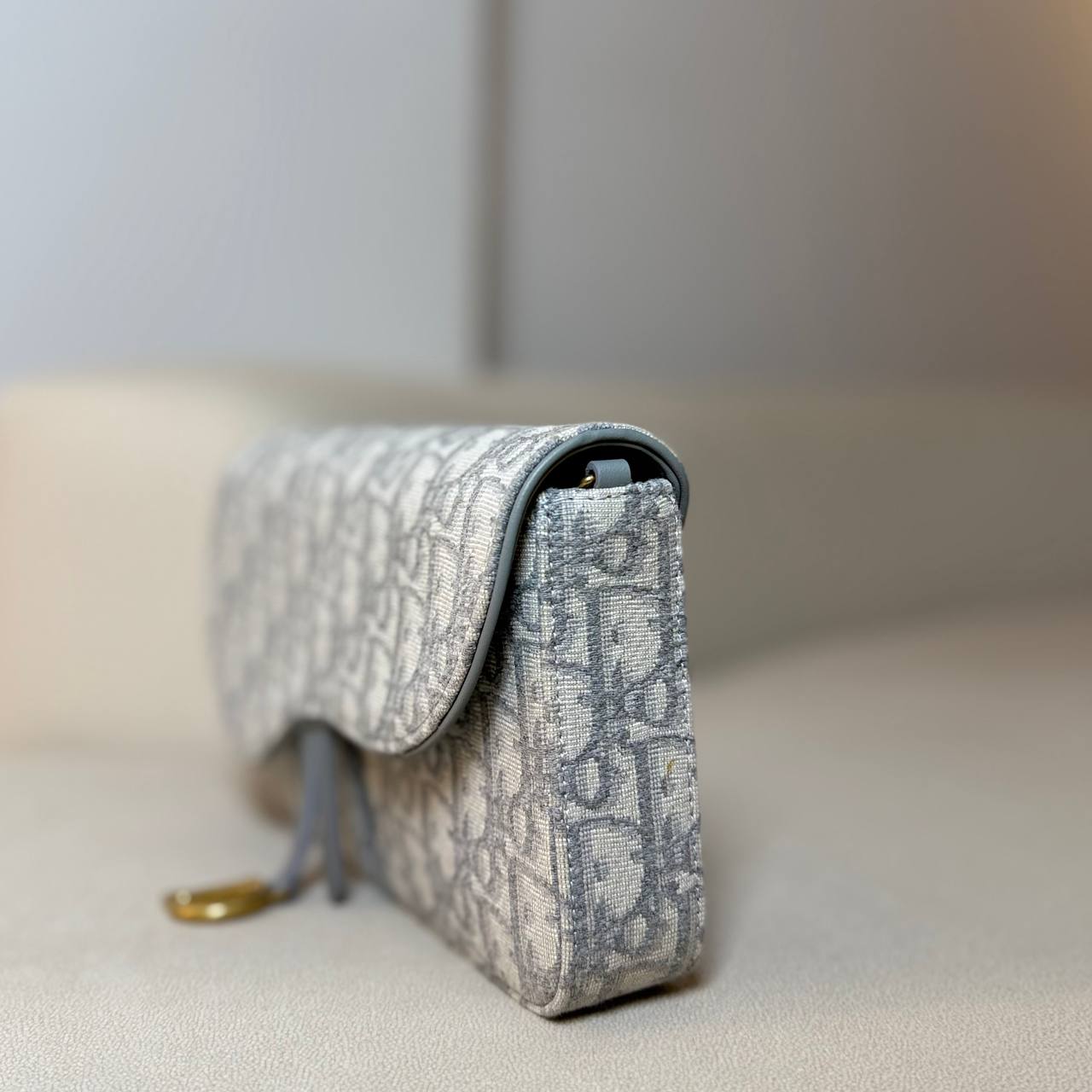 Dior Medium Saddle Pouch with Chain