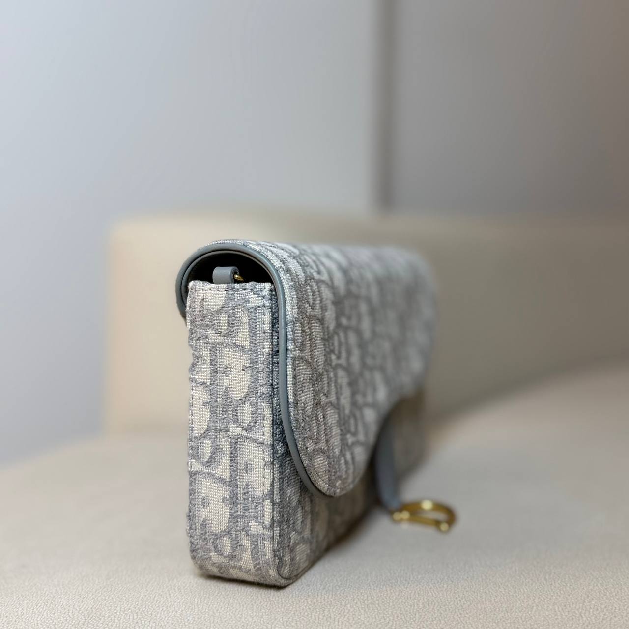 Dior Medium Saddle Pouch with Chain