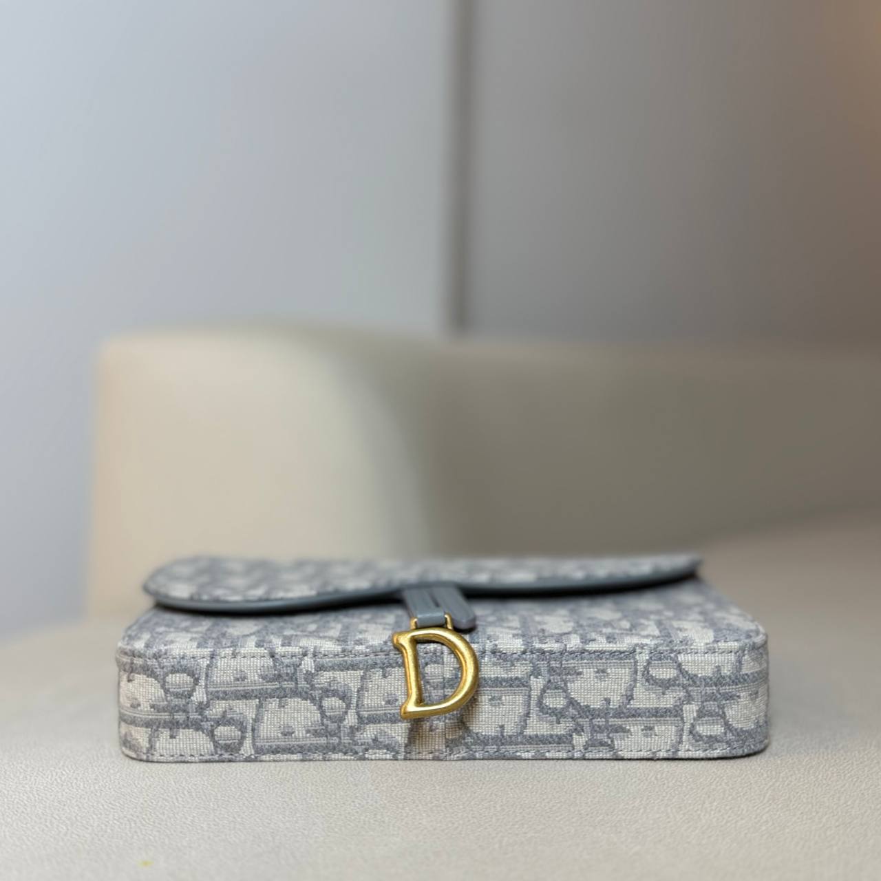 Dior Medium Saddle Pouch with Chain