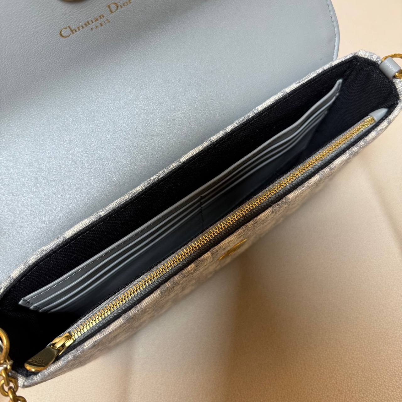 Dior Medium Saddle Pouch with Chain