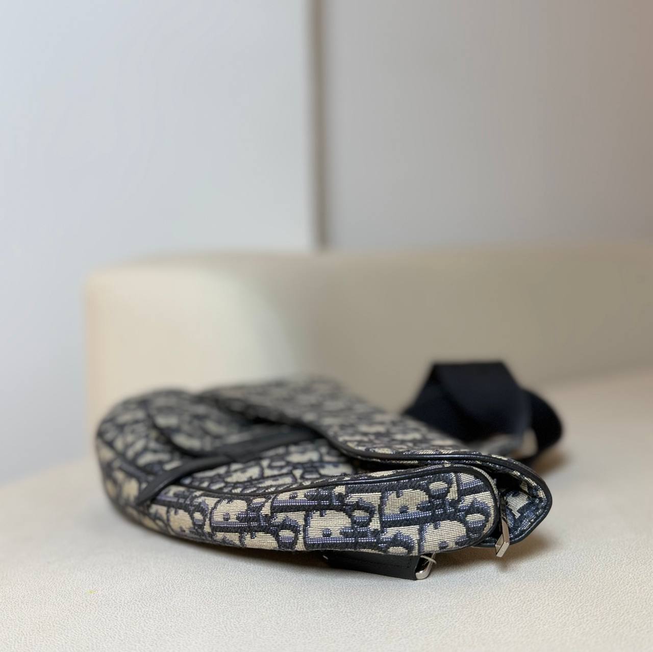 Dior Oblique Jacquard Saddle Bag