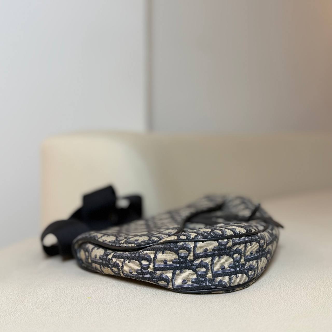 Dior Oblique Jacquard Saddle Bag