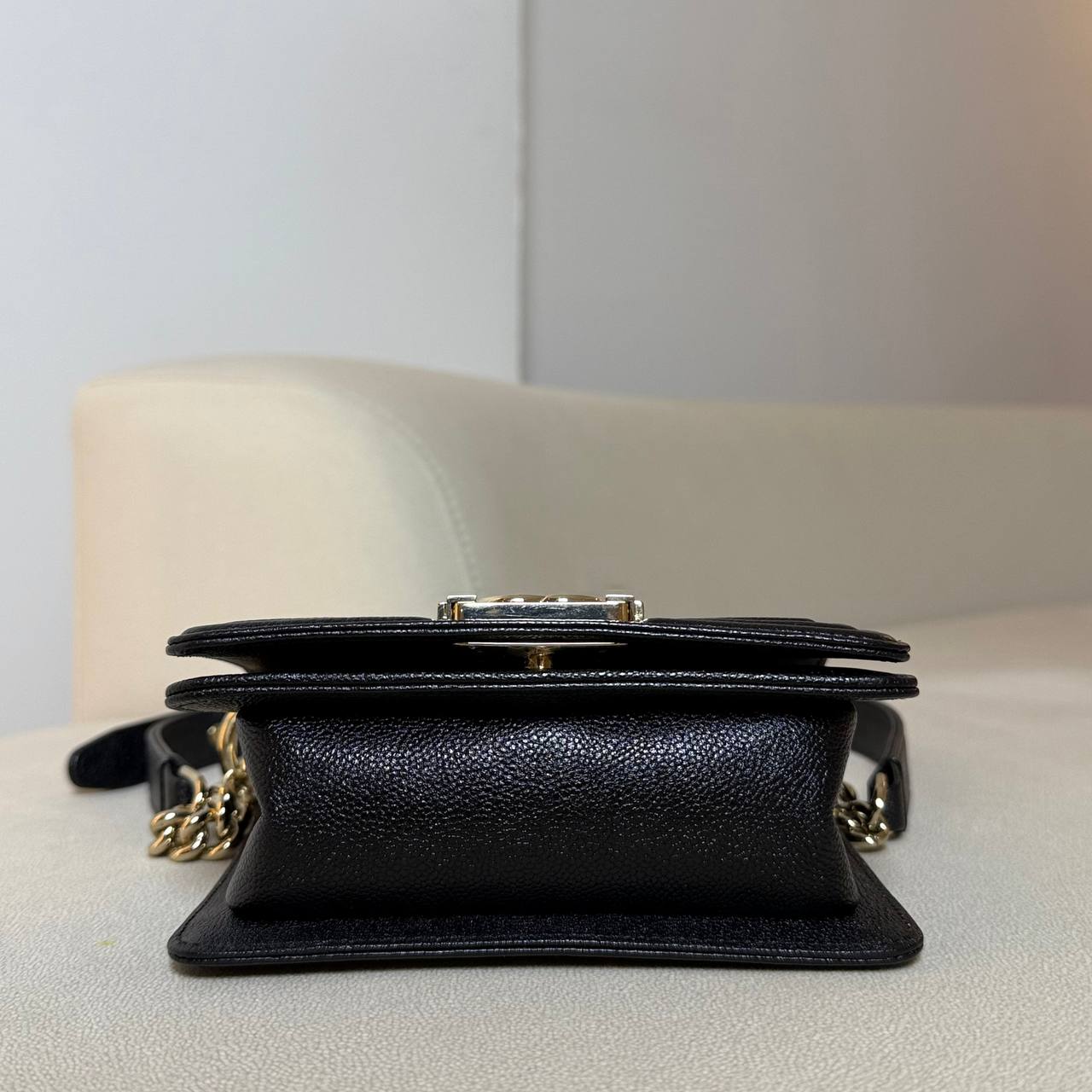 Chanel Caviar Chevron Mini Boy