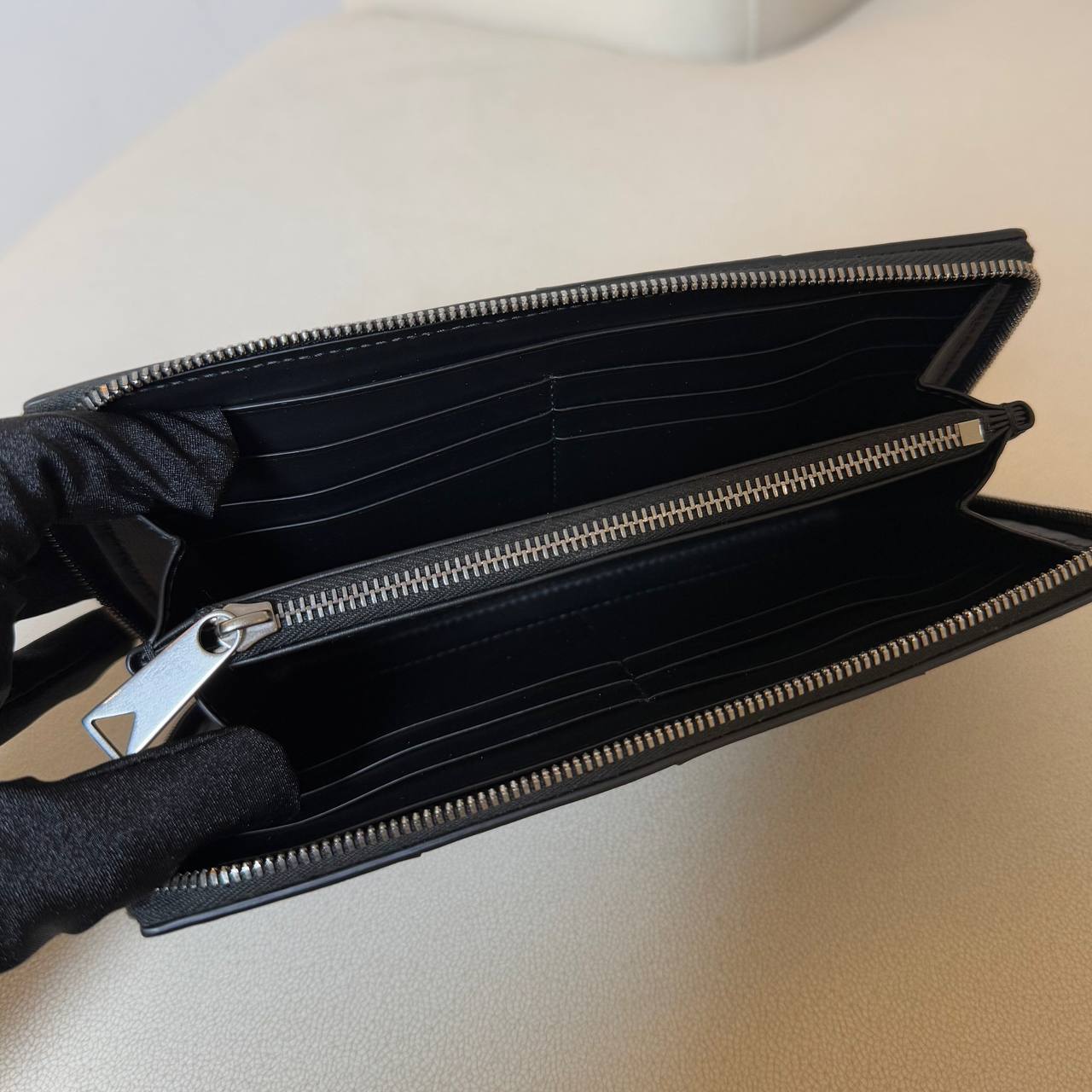 Bottega Veneta Cassette Zip Around Wallet