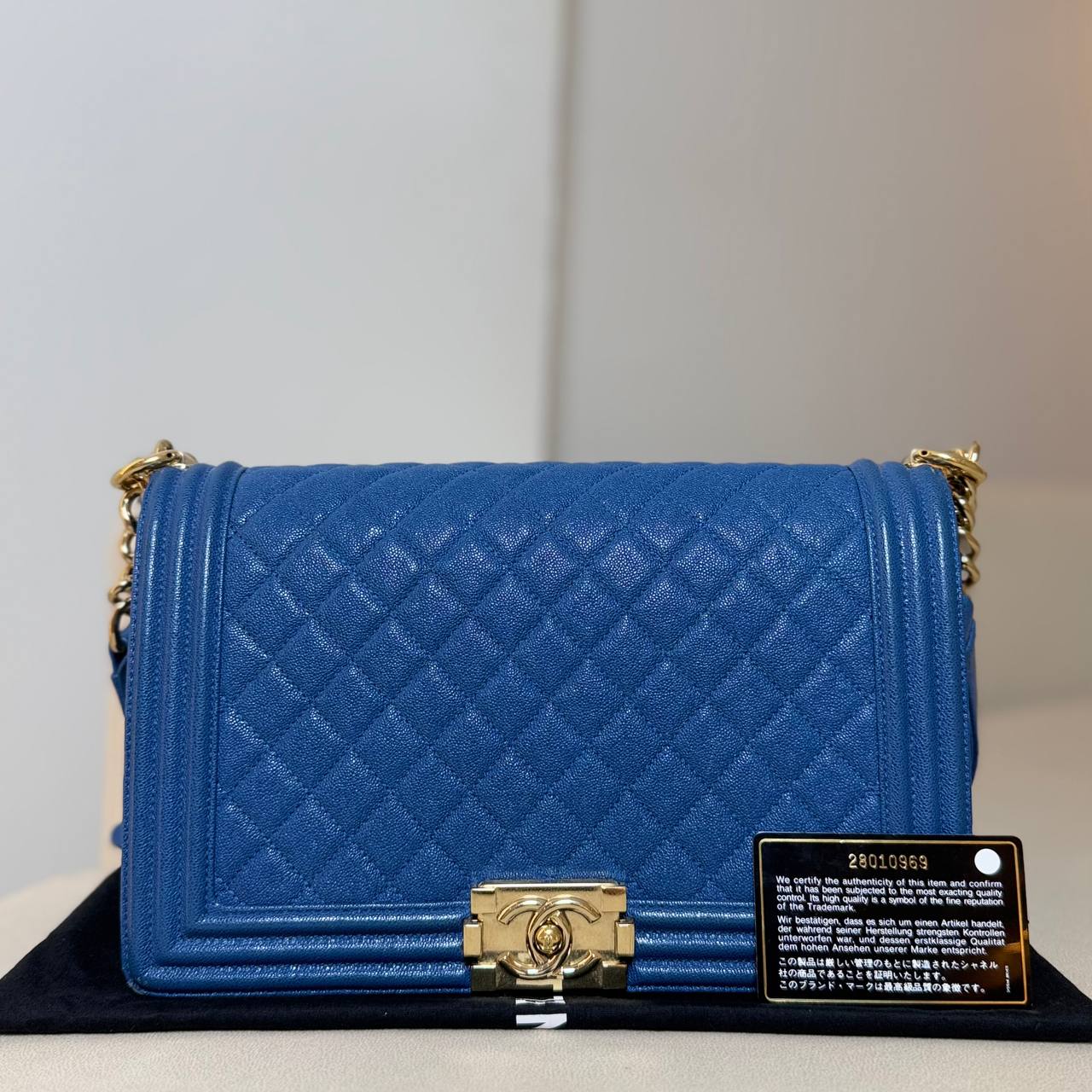 Chanel Boy Medium GHW
