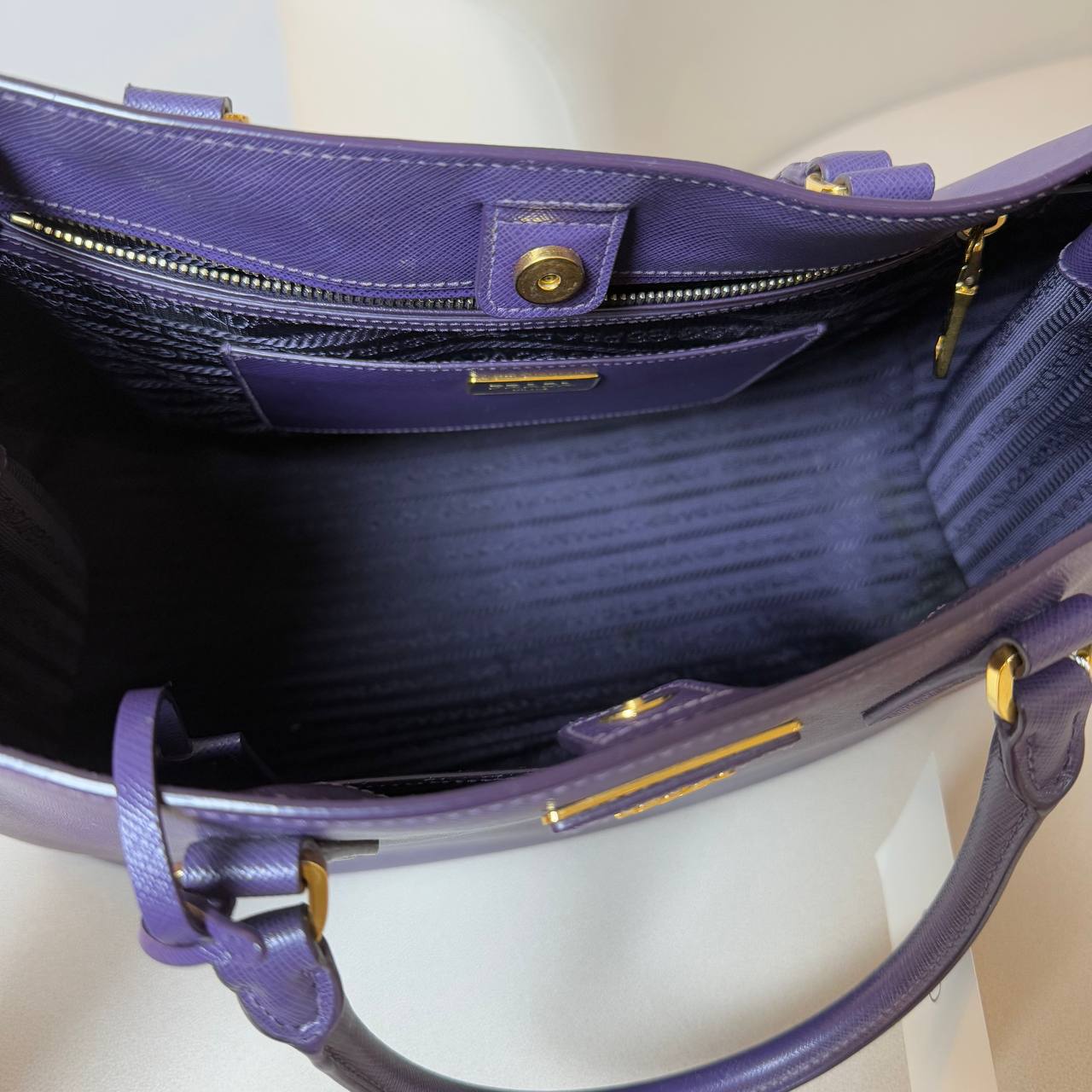 Prada Saffiano Galleria Large Tote Bag
