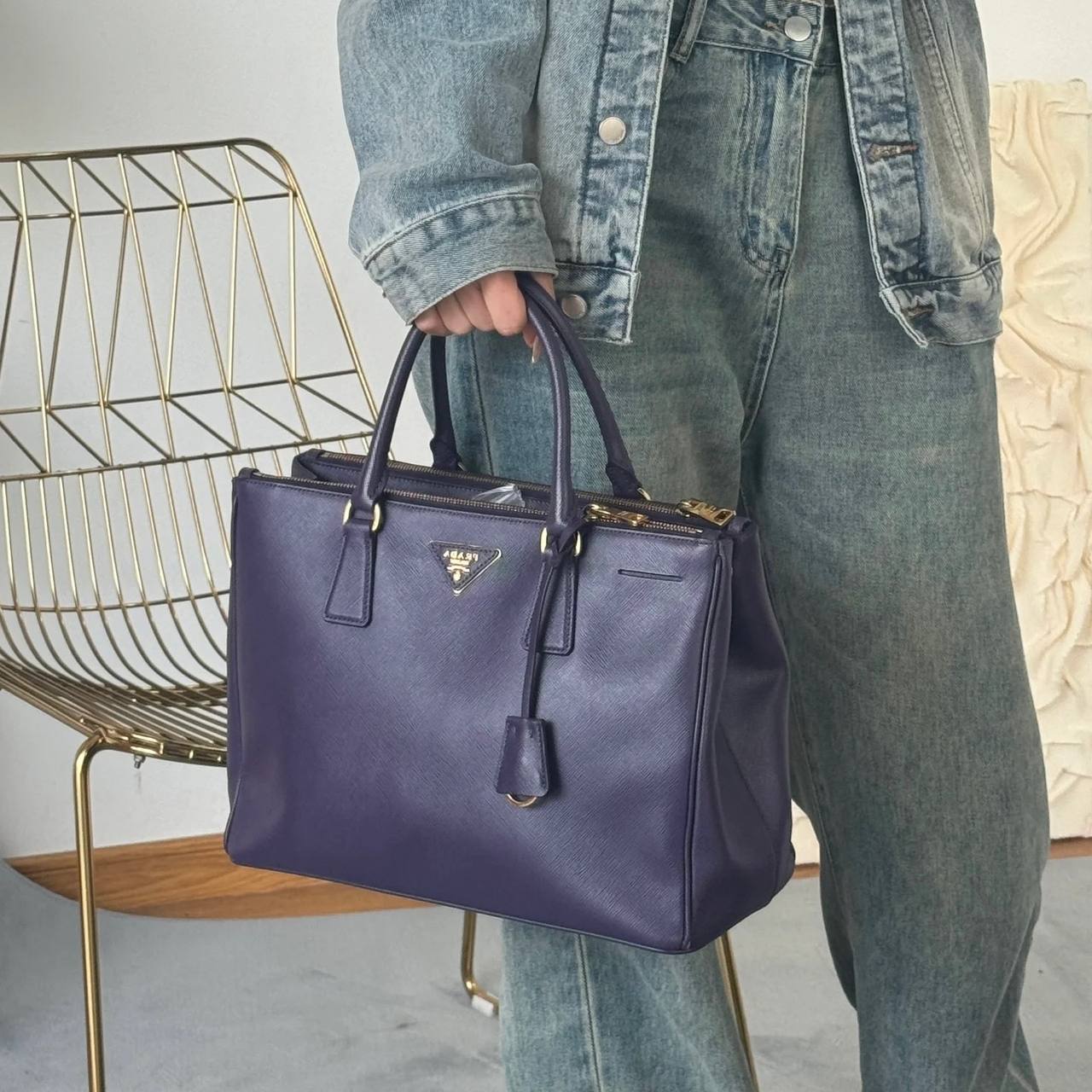 Prada Saffiano Galleria Large Tote Bag