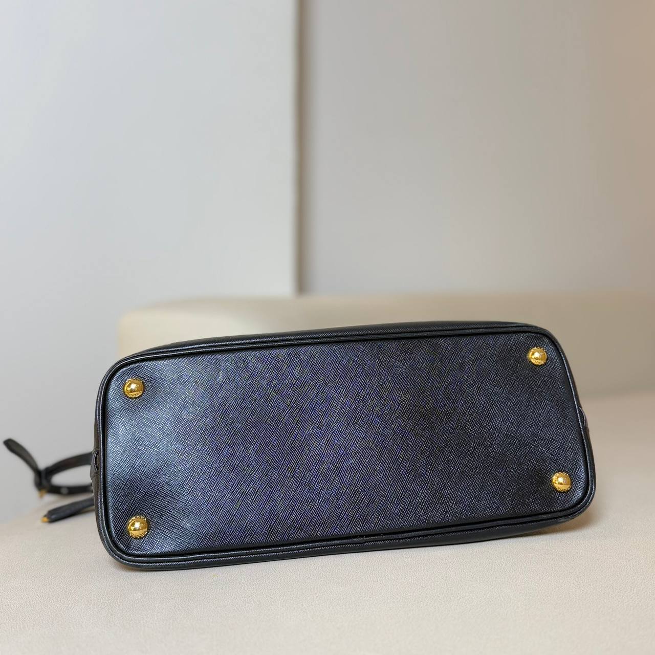 Prada Saffiano Vernice Promenade Leather Bag