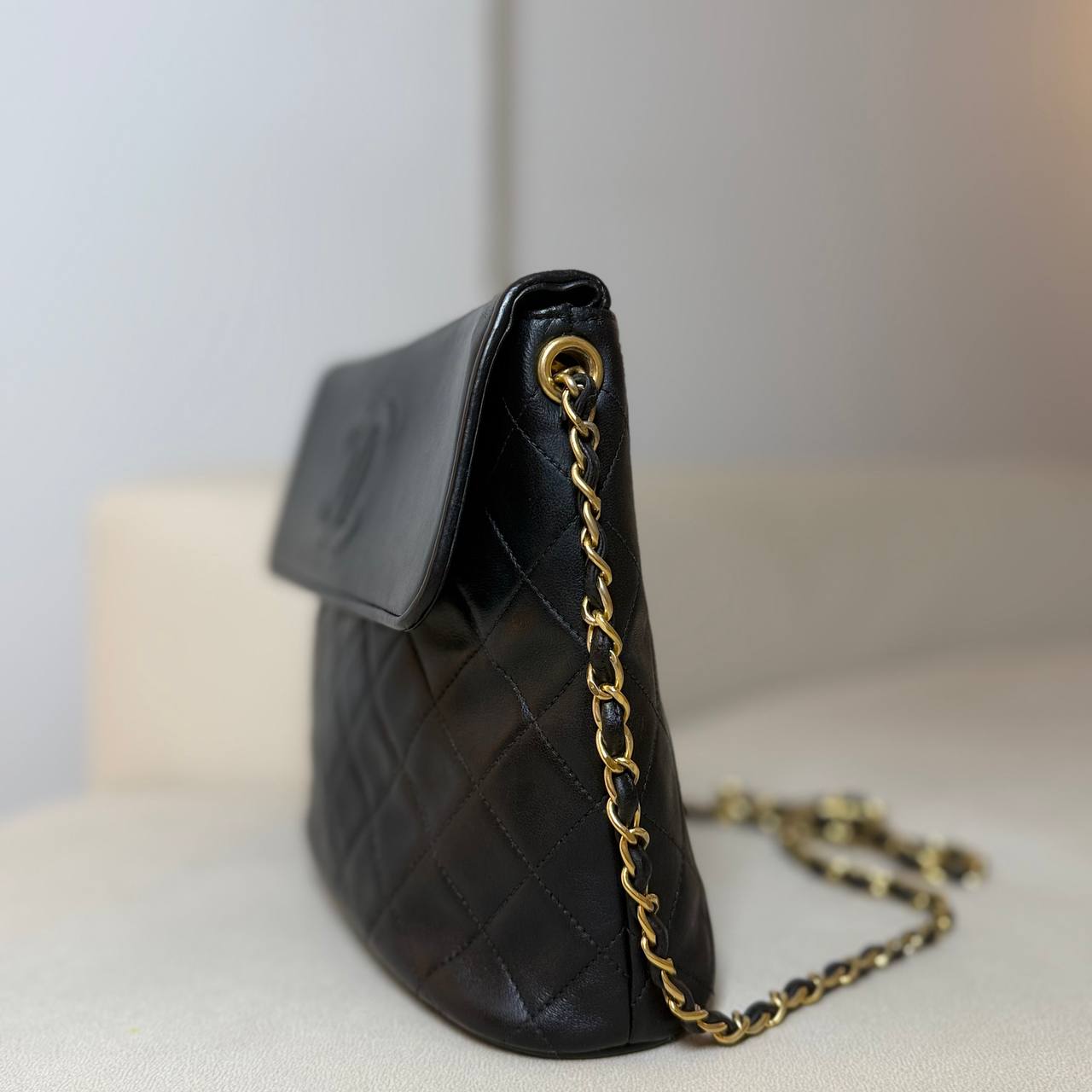 Chanel Vintage Lambskin Tassel Flap Bag