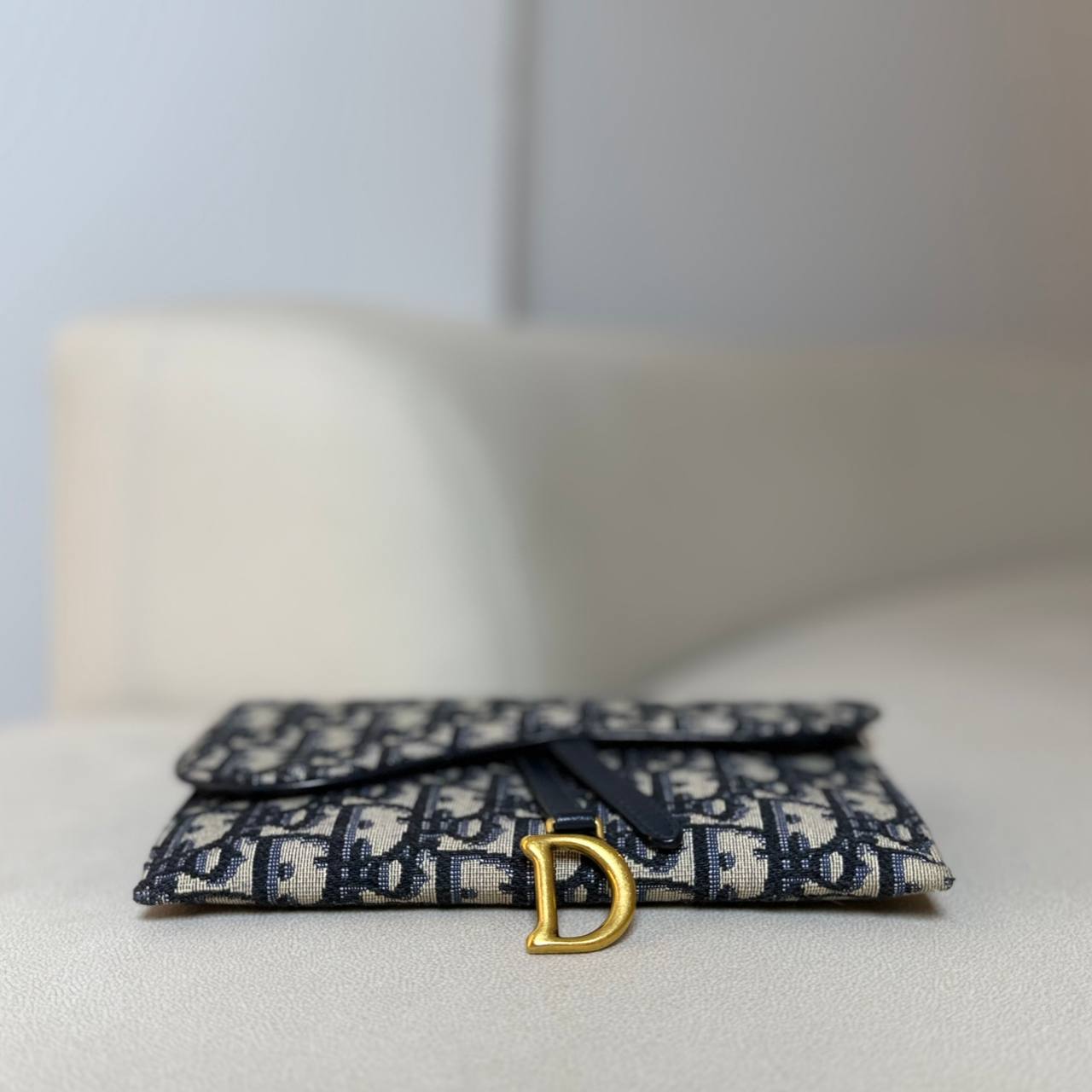Dior Small Saddle Pouch with Chain