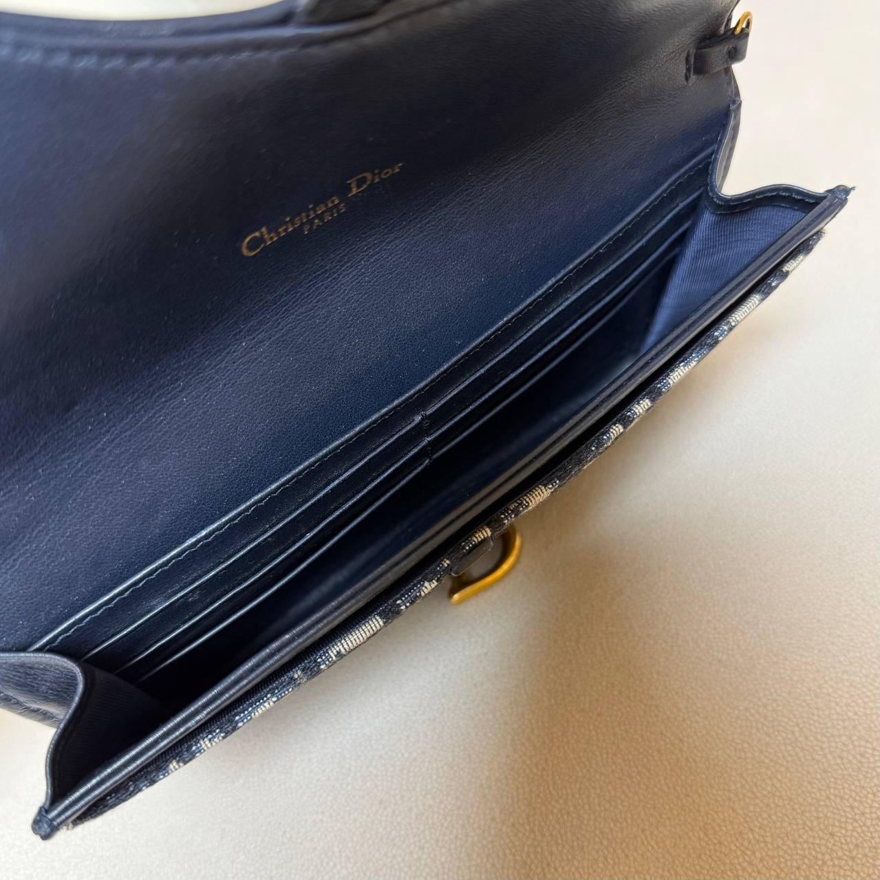 Dior Small Saddle Pouch with Chain