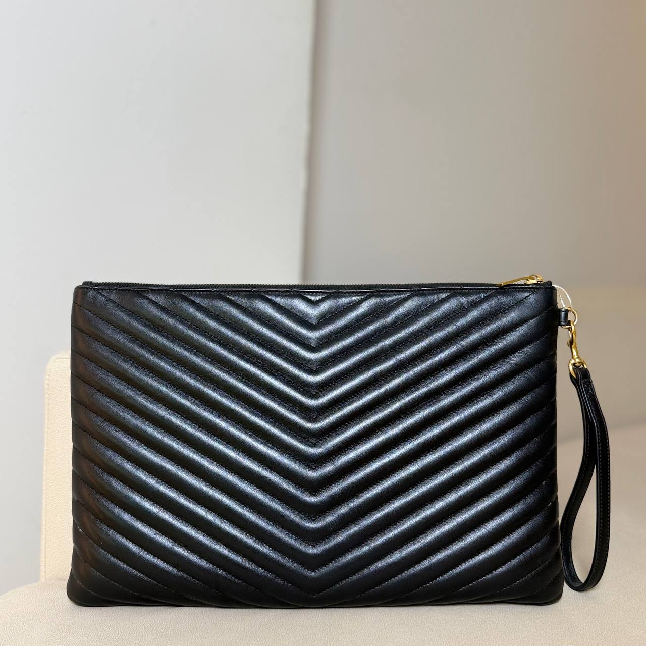 Saint Laurent Cassandre Matelassé Pouch