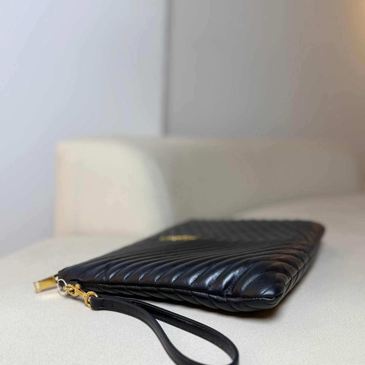 Saint Laurent Cassandre Matelassé Pouch