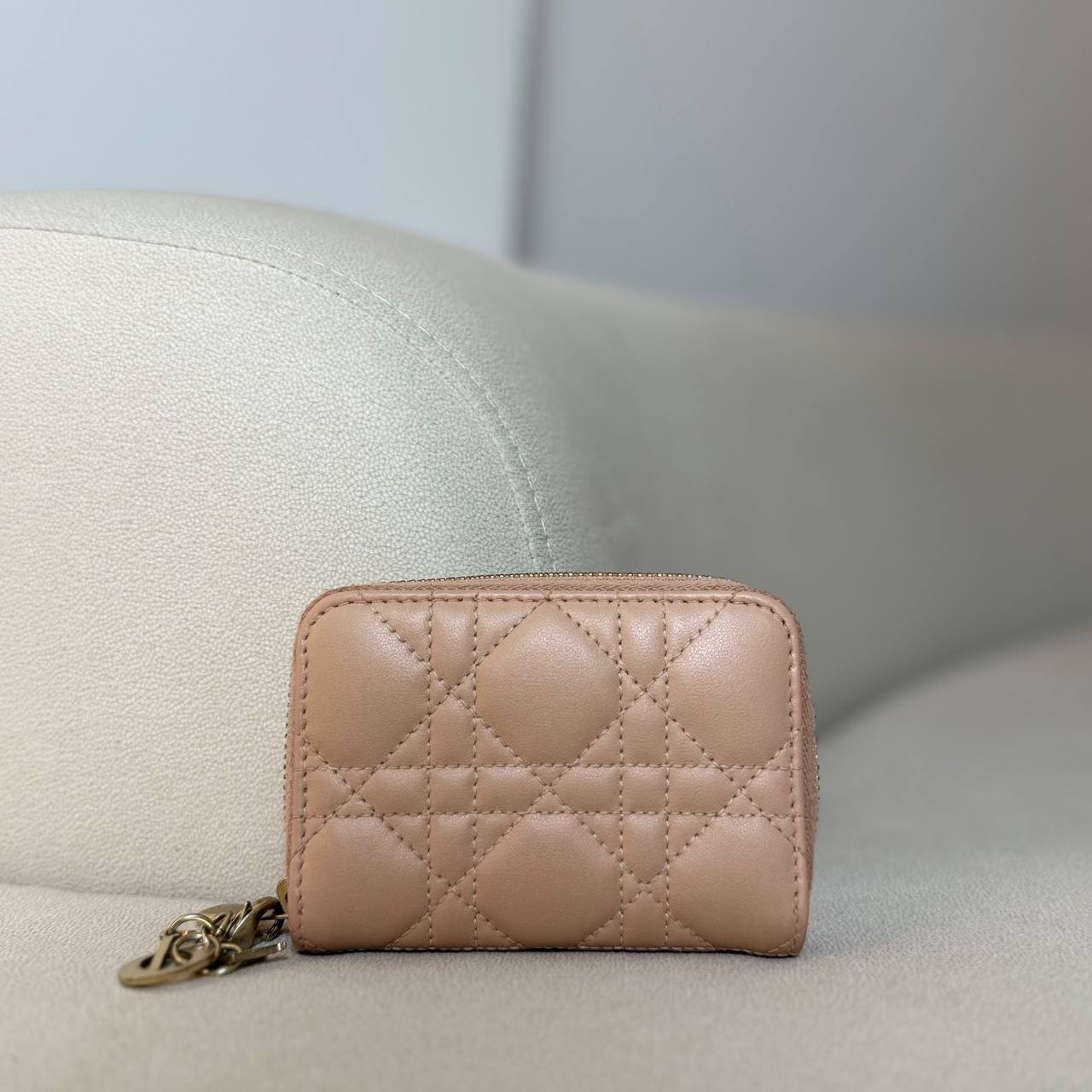 Dior Small Lady Dior Voyageur Coin Purse