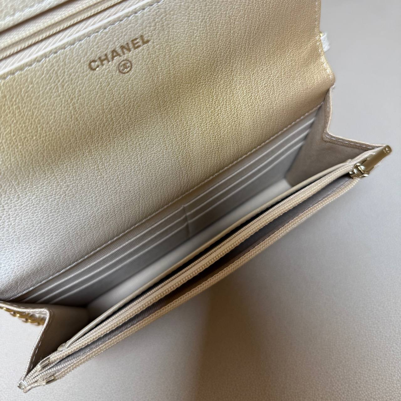 Chanel WOC Iridiscent Calfskin GHW