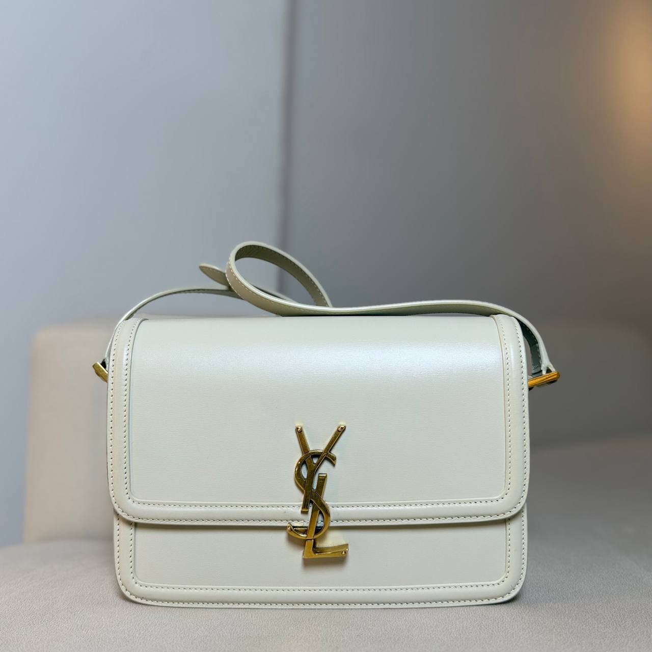 Saint Laurent Solferino Medium Satchel in Box