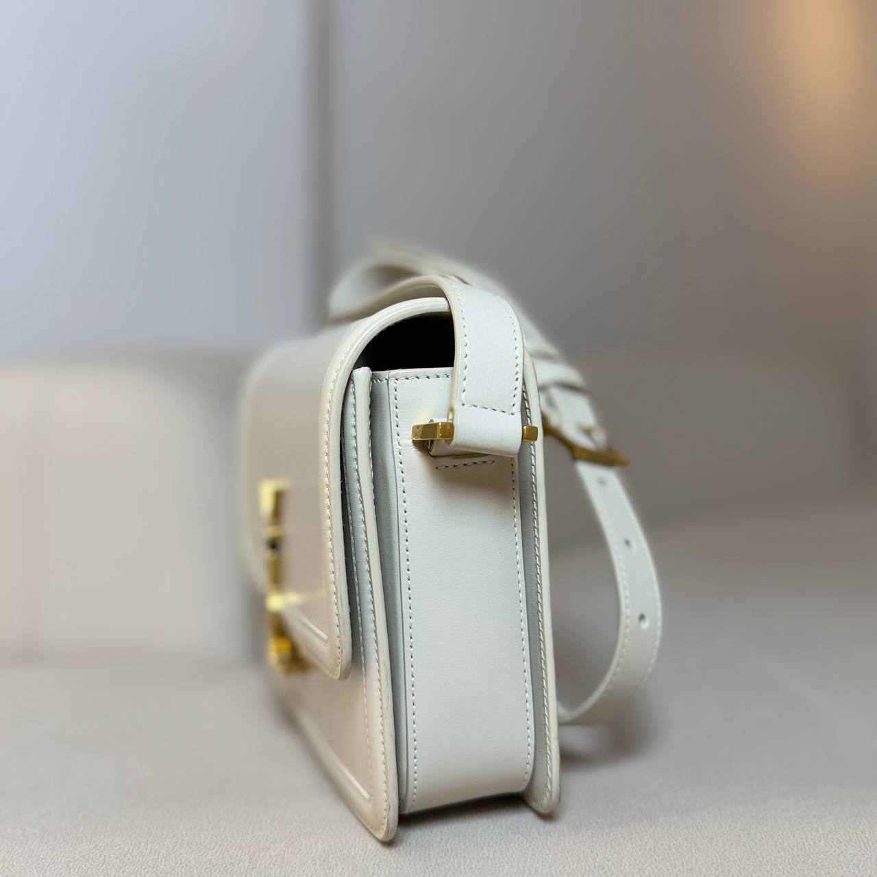 Saint Laurent Solferino Medium Satchel in Box