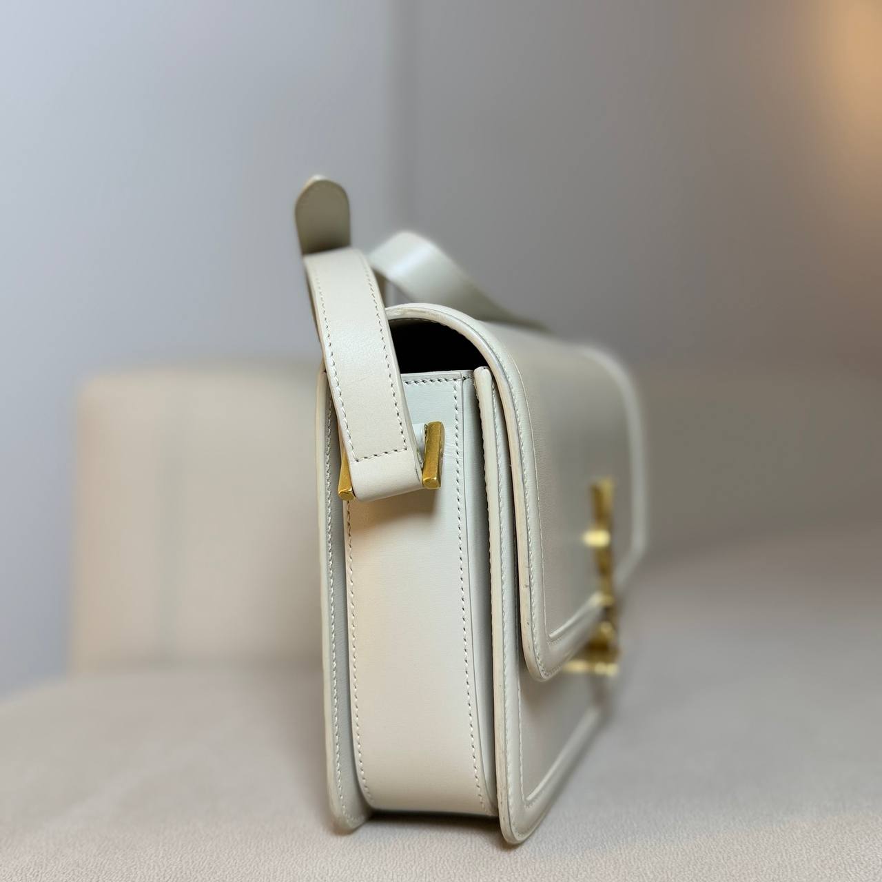 Saint Laurent Solferino Medium Satchel in Box