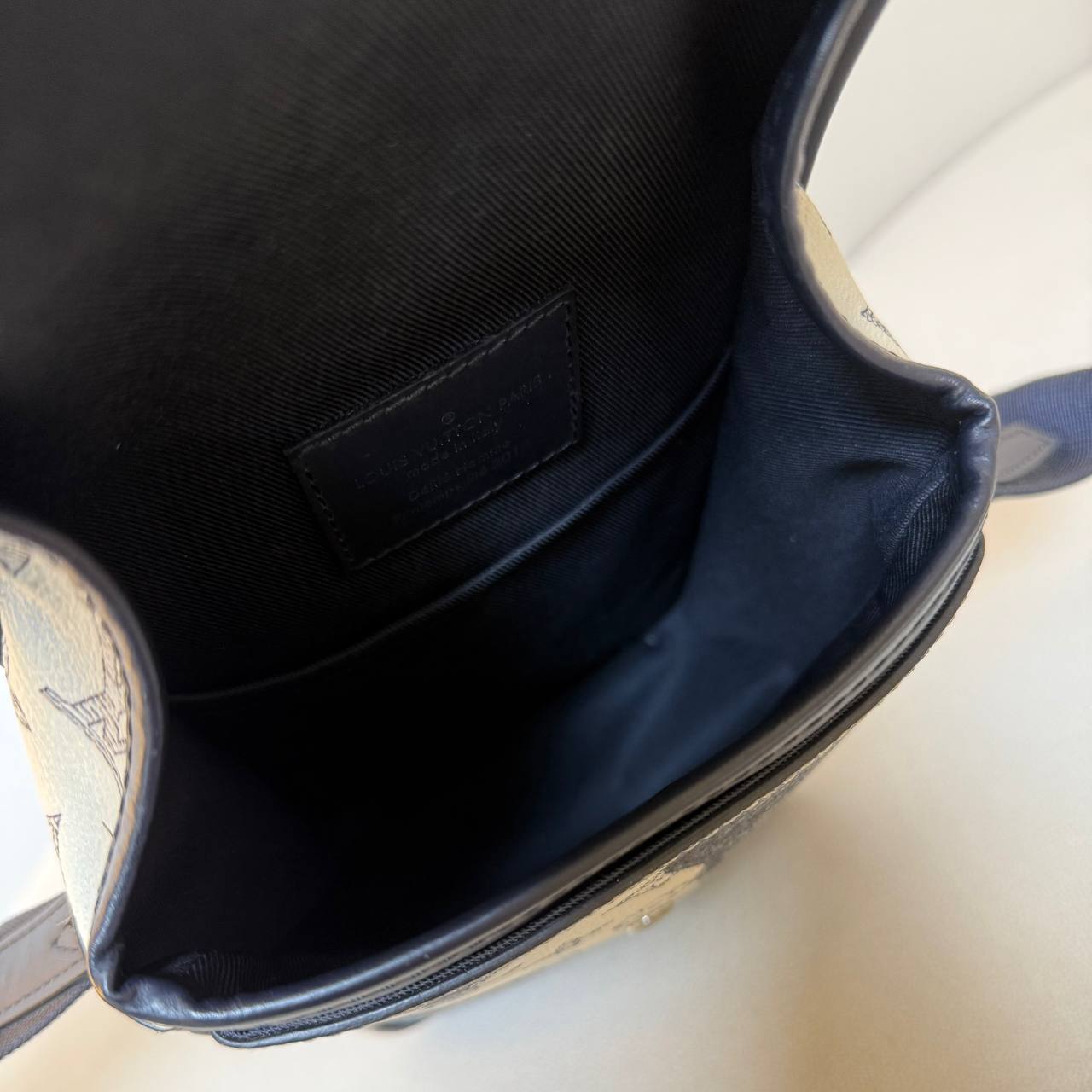 LV Savane Monogram Zebra Chapman Messenger BB