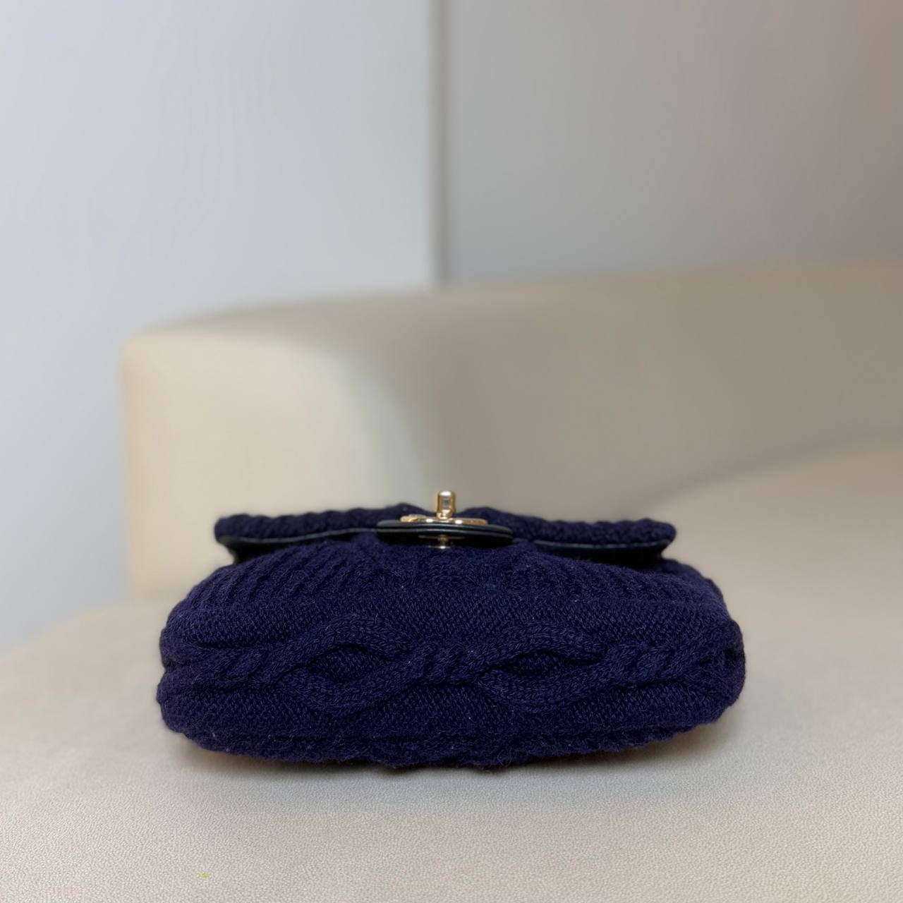 Chanel Small Paris-Hamburg Cable Knit Flap