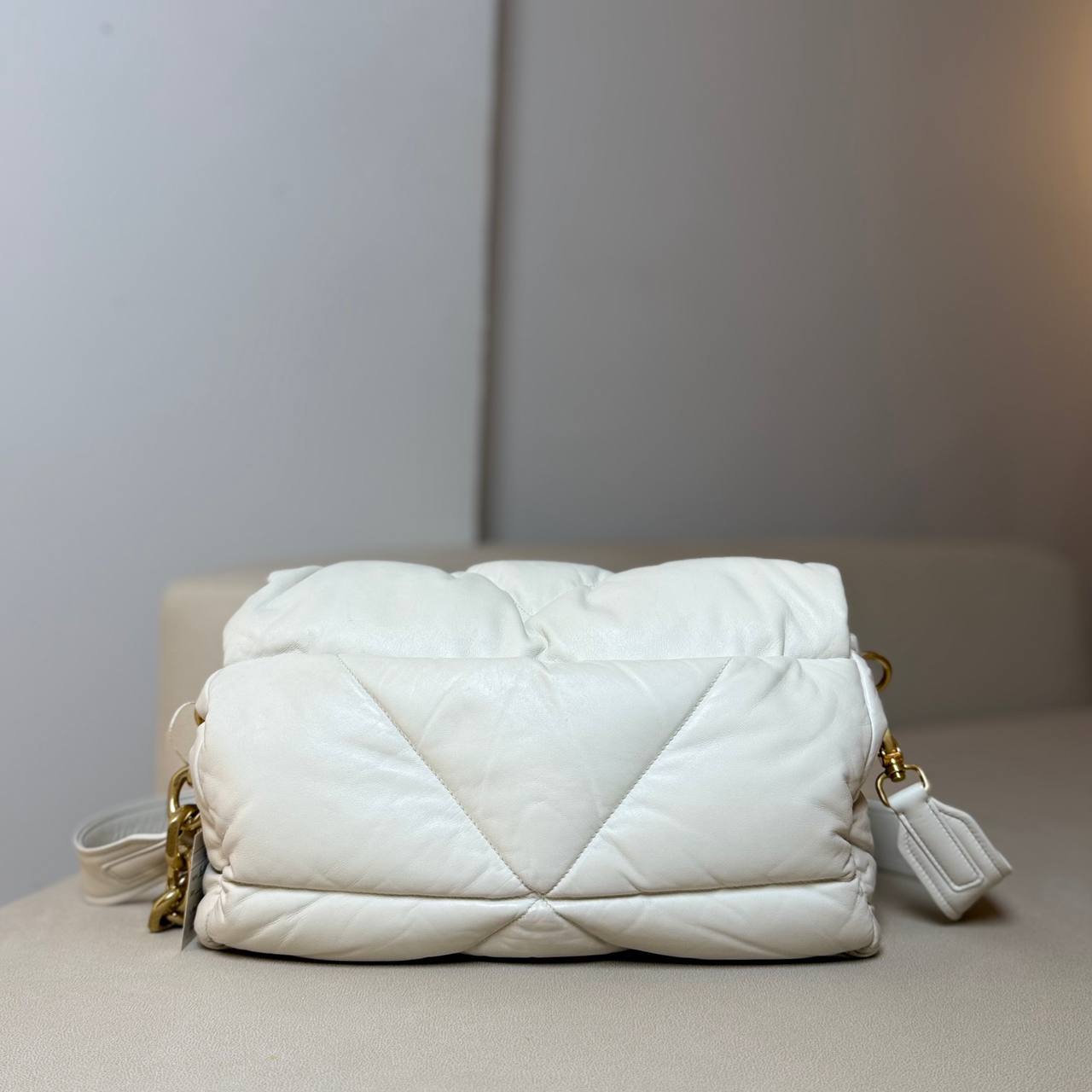 Prada Nappa Soft Padded Patchwork System Shoulder Bag