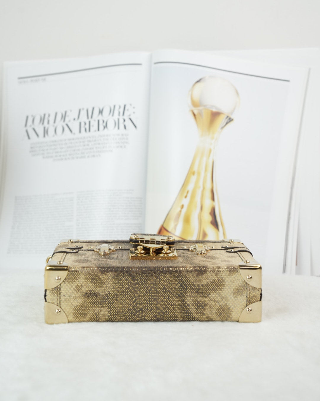 LV Petite Malle Lizard Skin