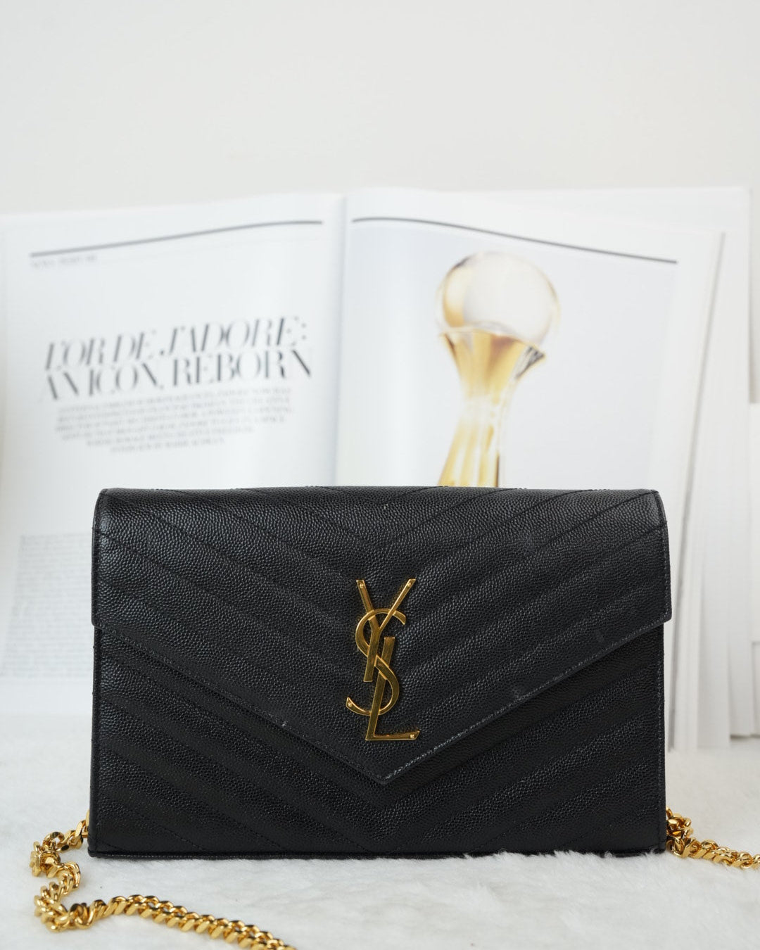 YSL Cassandra Quilted Shoulder Bag