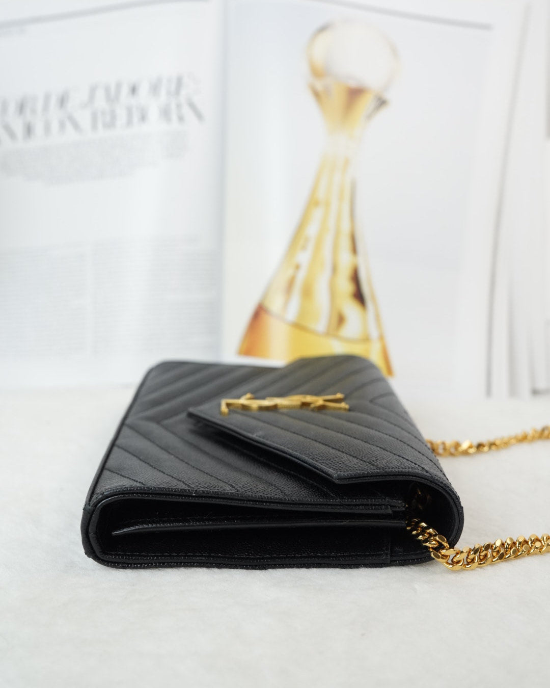 YSL Cassandra Quilted Shoulder Bag