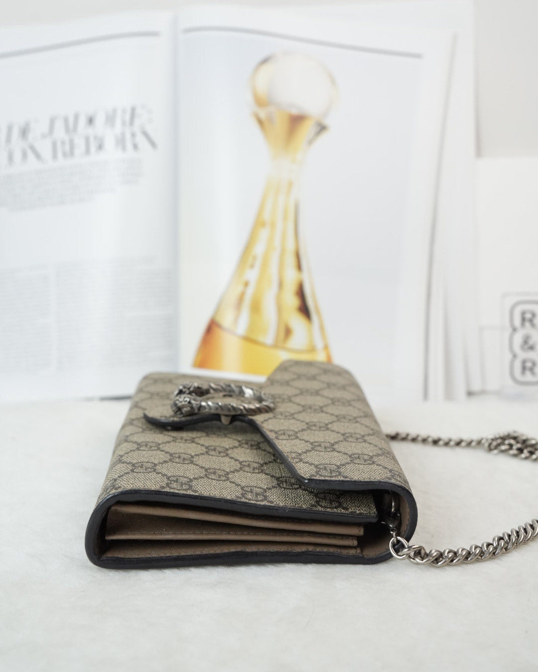 Gucci Dionysus GG Supreme Wallet on Chain