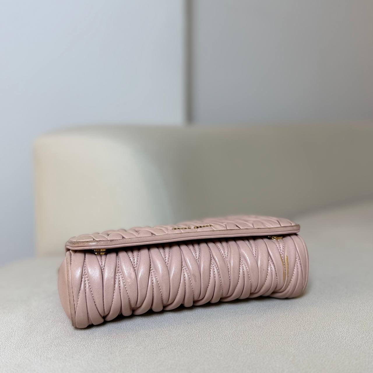 Miu Miu Matelassé Leather Crossbody