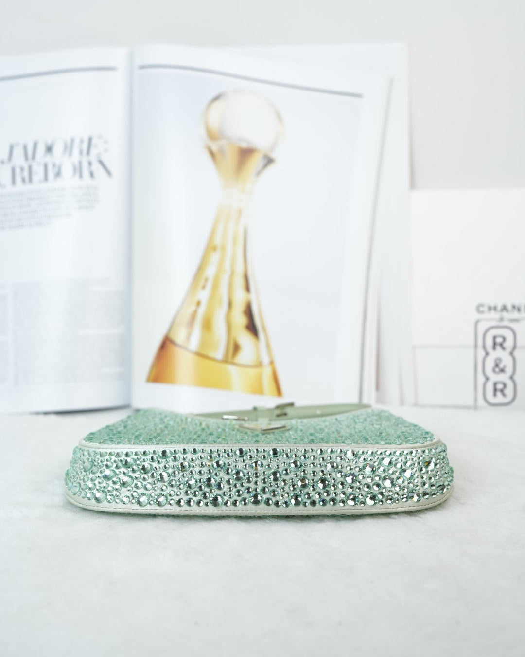 Prada Crystals-embellished Shoulder Bag