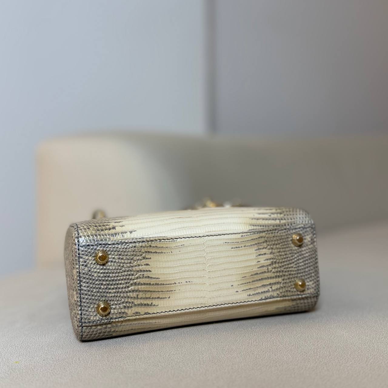 Mini Lady Dior in Lizard