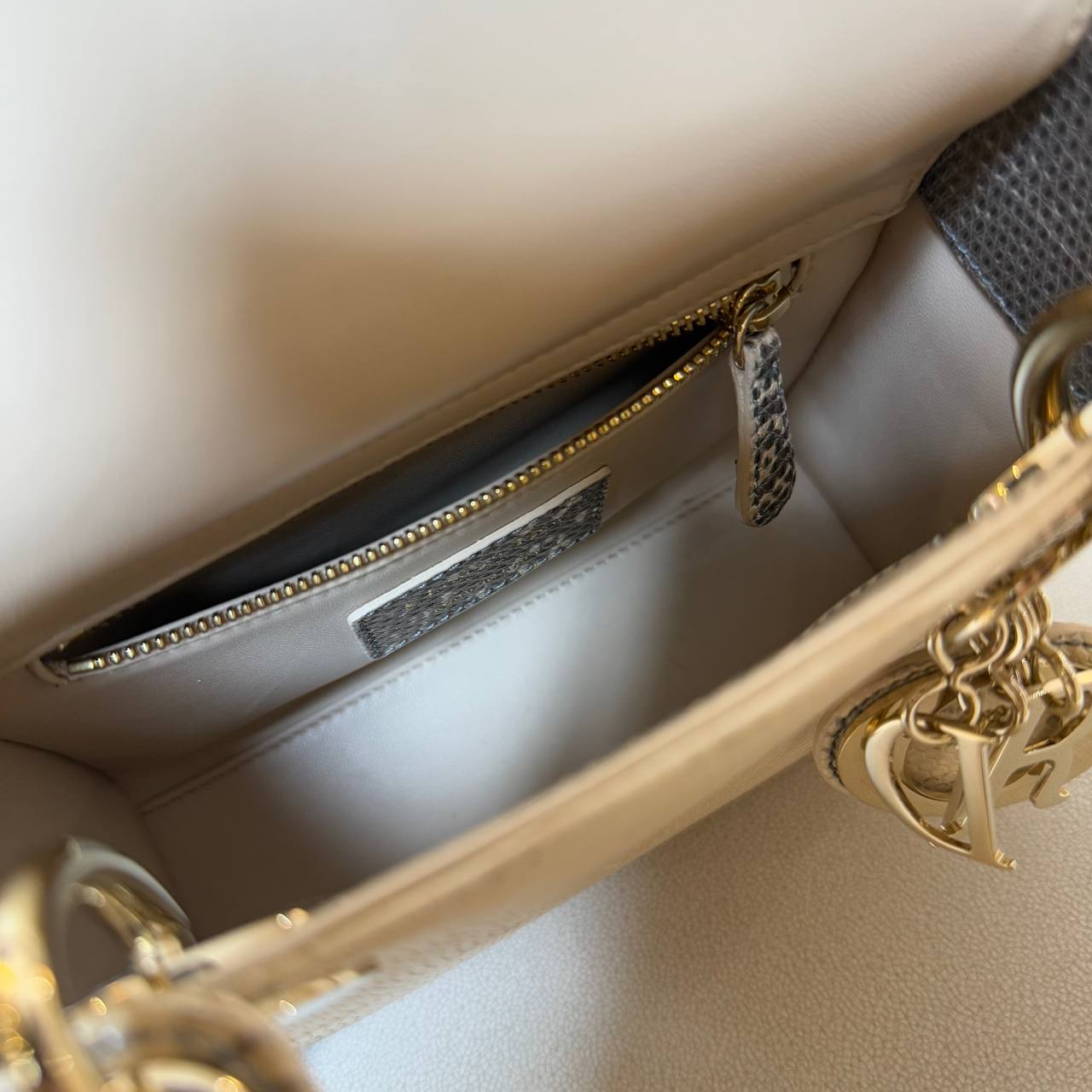 Mini Lady Dior in Lizard
