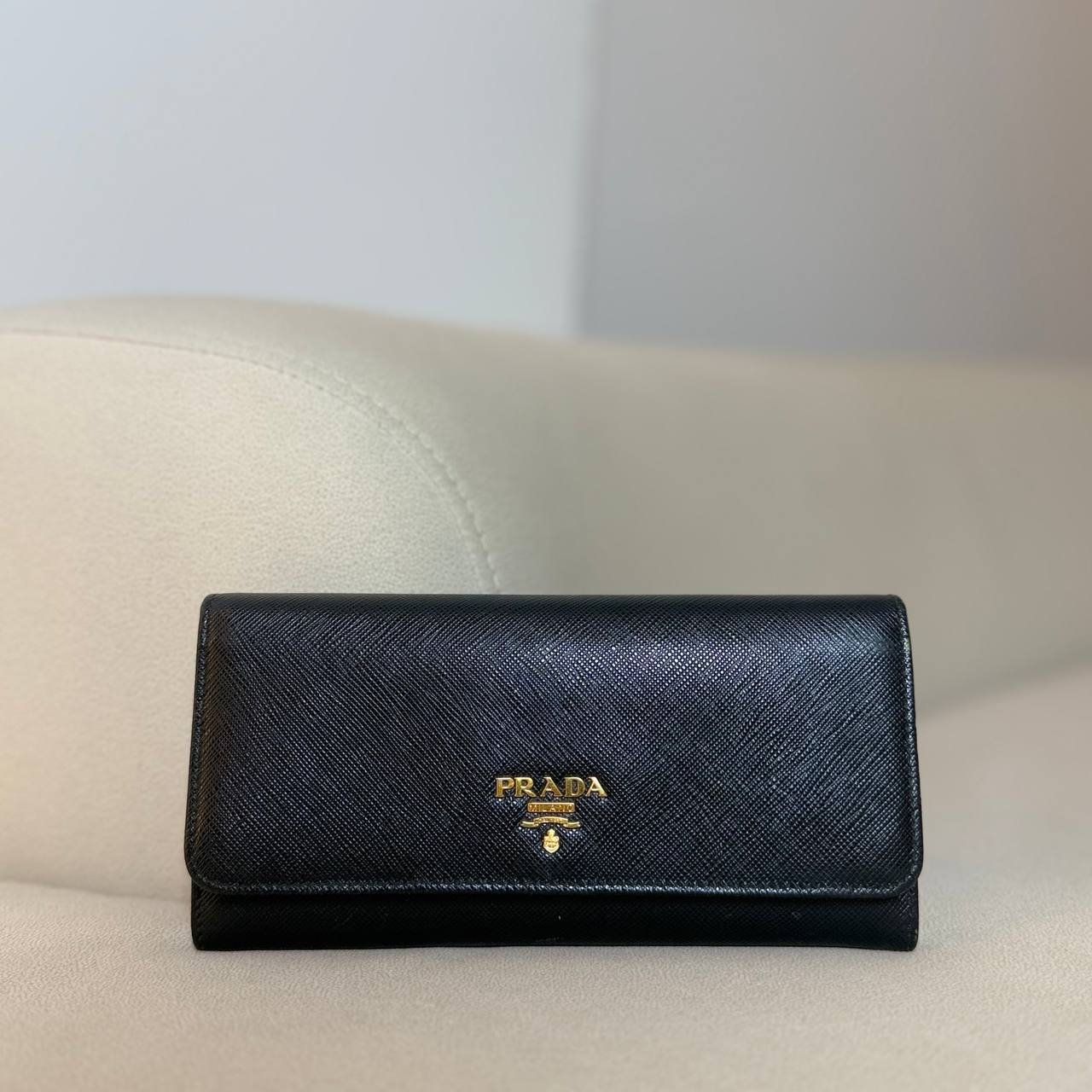 Prada Saffiano Long Wallet