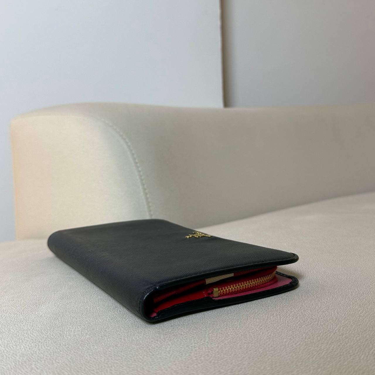Prada Saffiano Long Wallet