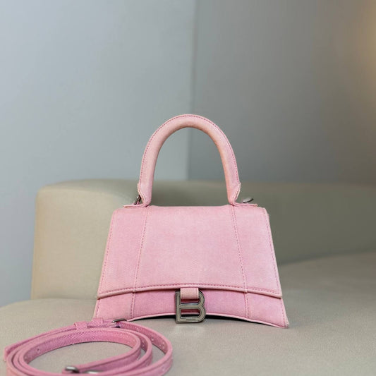 Balenciaga Hourglass Pink Denim
